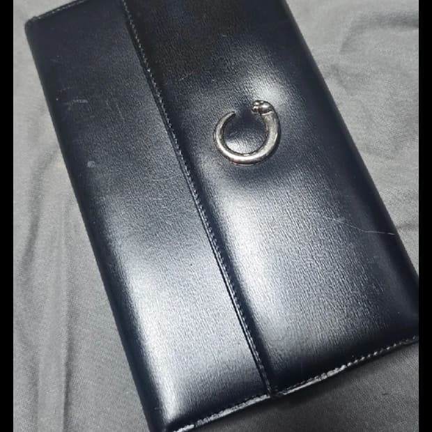 까르띠에 팬더 블렉 레더장지갑/이브닝팩