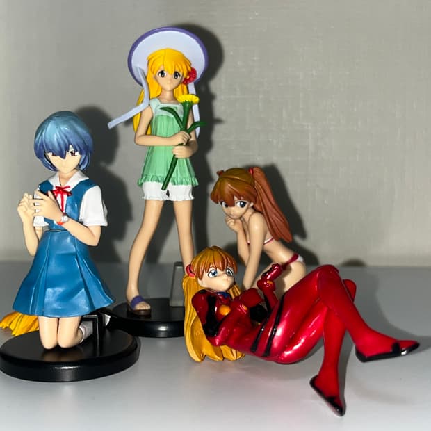 에반게리온 가챠 피규어(아스카 3종, 레이 1종_개별구매/일괄구매 가능)