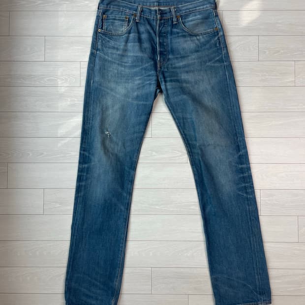 리바이스 501 데님 팬츠 (중청)