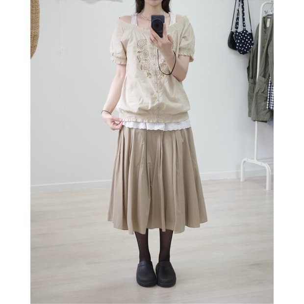 Route 66 natural blouse