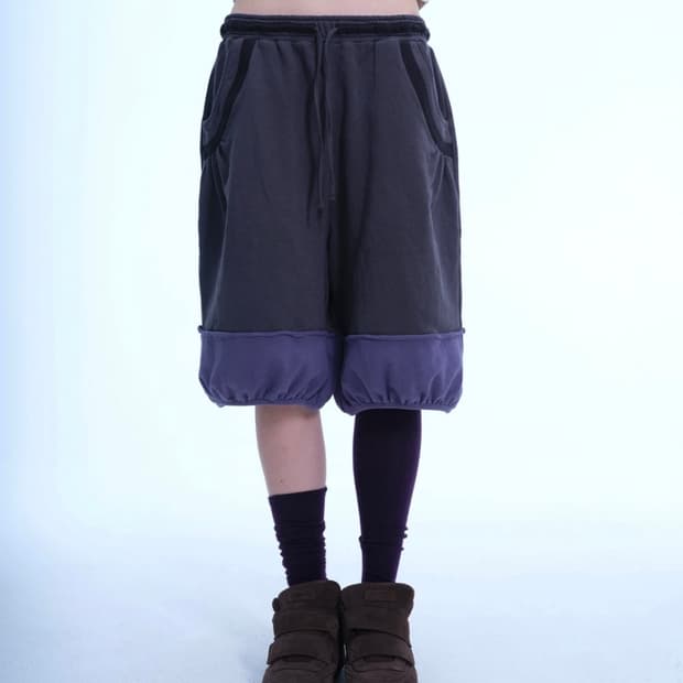 코이세이오 PUMPKIN SWEAT SHORTS CHARCOAL