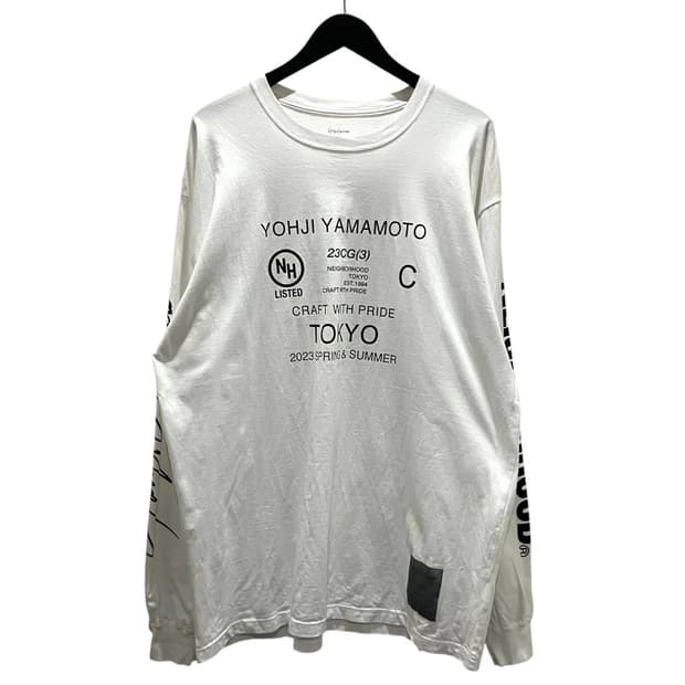 YOHJI YAMAMOTO 긴팔 티셔츠 HZ-T63-288