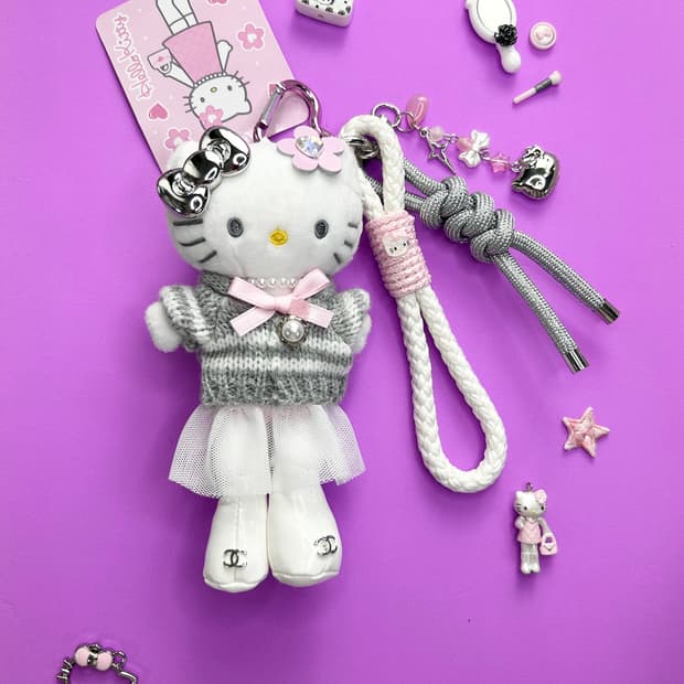 롱다리키티 커스텀키링(13)