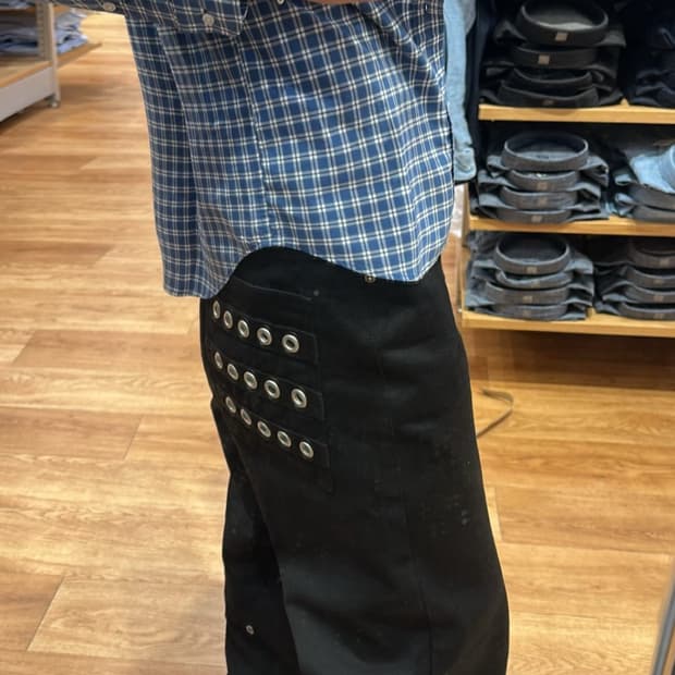 B.access Eyelet button jeans