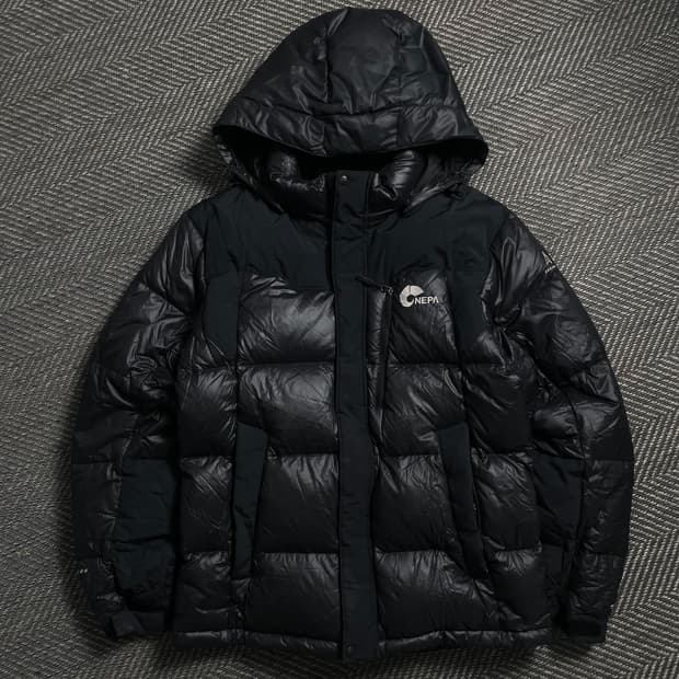 네파 구스다운 에볼루션 800 마운틴 패딩 블랙o 4744