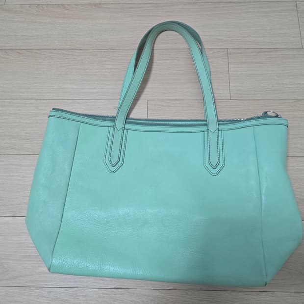 fossil 메로나맛 소가죽 토트백