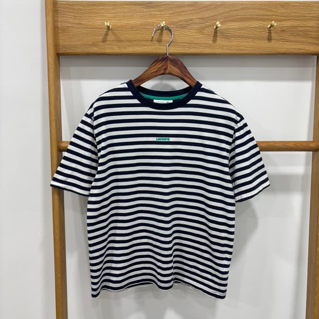 Lacoste 스트라이프 반팔티