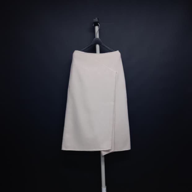 새 블라썸 추동 핸드메이드 랩 롱 스커트 55.44