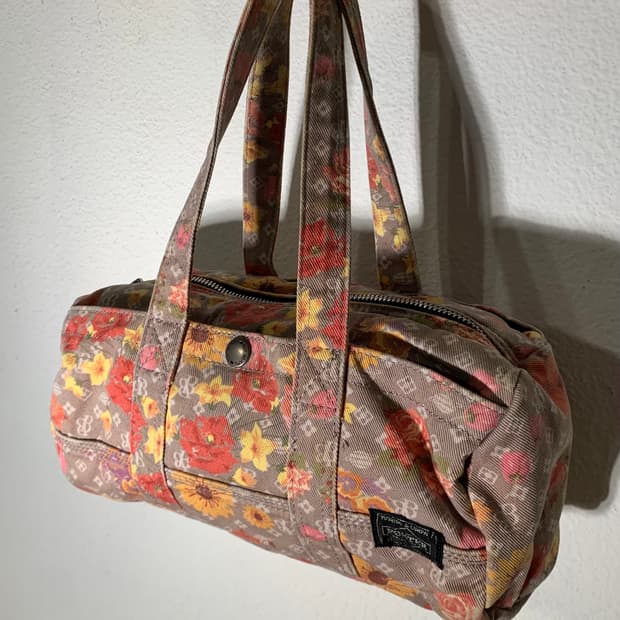 포터 빔즈보이 플라워 패턴 토트백