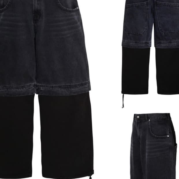 Mjd 배기팬츠 블랙[L]