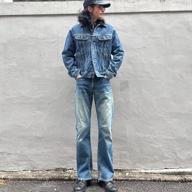 일본 리 0102 부츠컷 셀비지