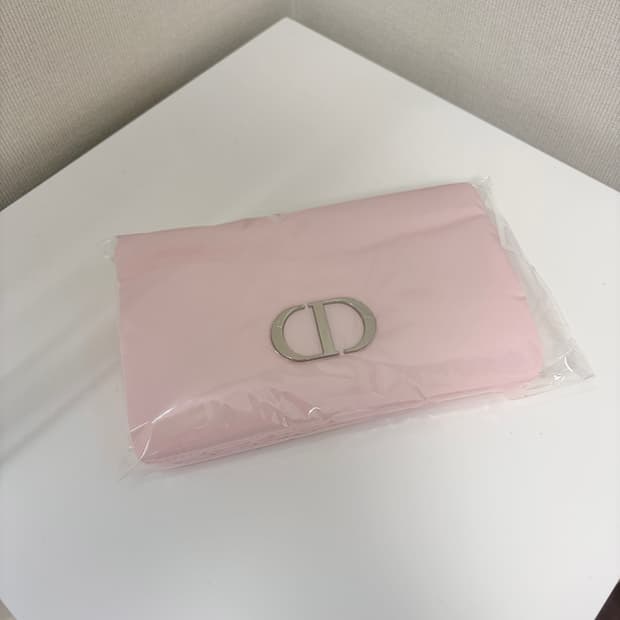 디올 핑크 패딩 파우치 클러치 새상품