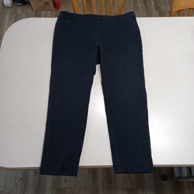 38 RALPH LAUREN 봄여름용 스판 슬림일자 치노 블랙38-160