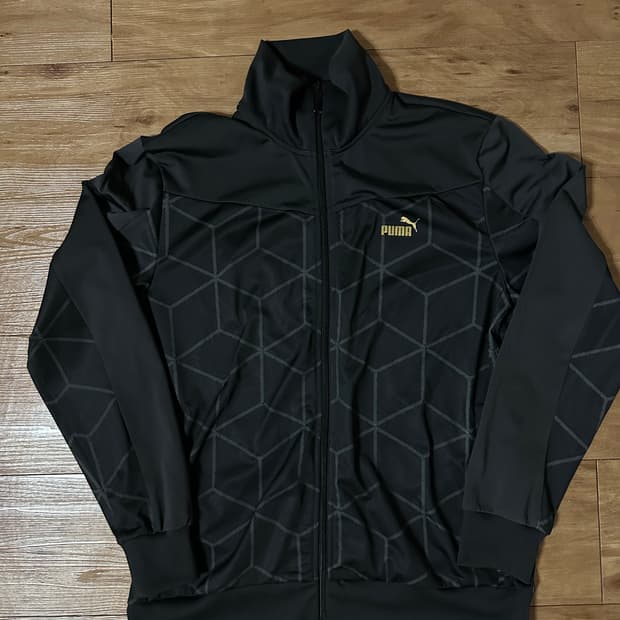 푸마 블랙 트랙 자켓 XL 판매