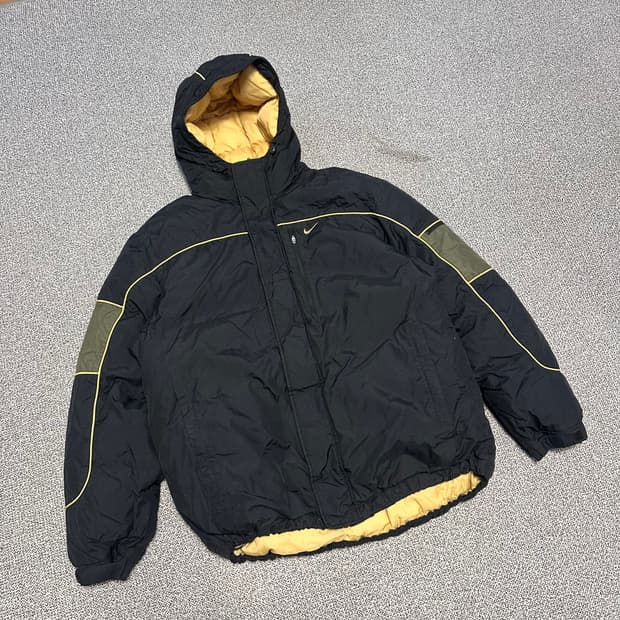 나이키 블랙 패딩