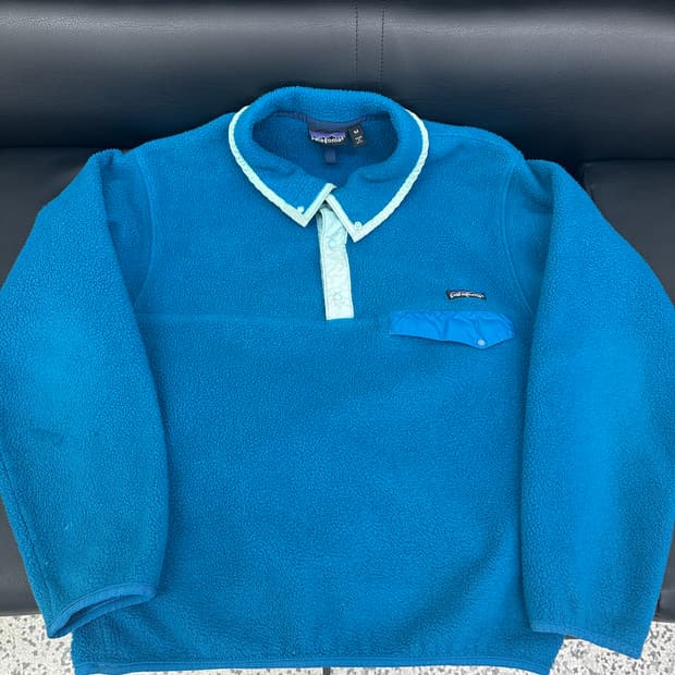 90s made in USA 파타고니아 신칠라 틸블루 민트