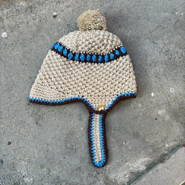 Vintage 빈티지 방울 비니