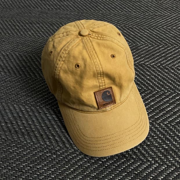 칼하트 USA 가죽 패치 로고 오데사 볼캡o 3457
