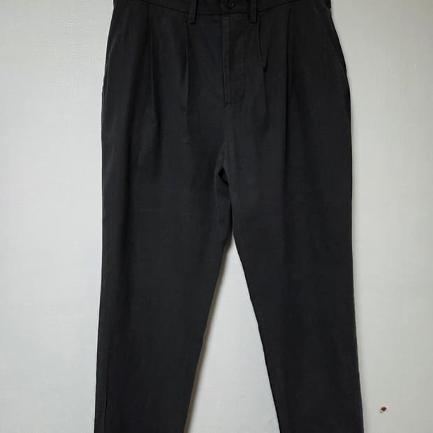 투빌더스하우스 스탠다드 린넨 코튼 트라우저 차콜