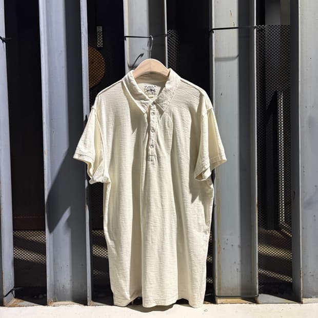 디젤 리버스 봉제선 피케 셔츠