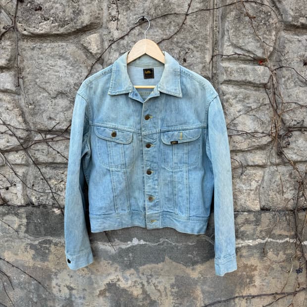 70s lee 빈티지 101-j 웨스턴 데님 트러커 자켓