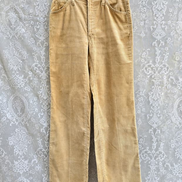80s 빅벨 코듀로이 팬츠