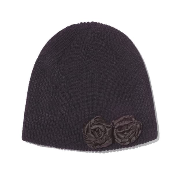 미스치프 코사지 꽃 비니(browm)