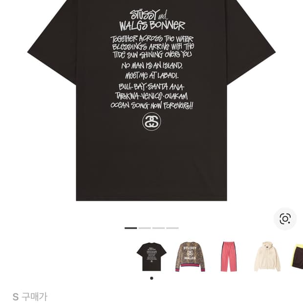 스투시 웨일스보너 S