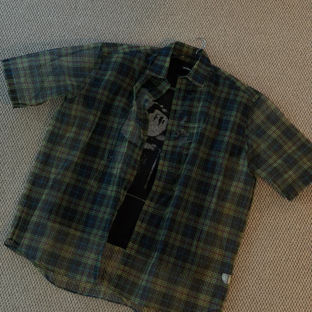 라프시몬스 오버사이즈드 레이어드 셔츠