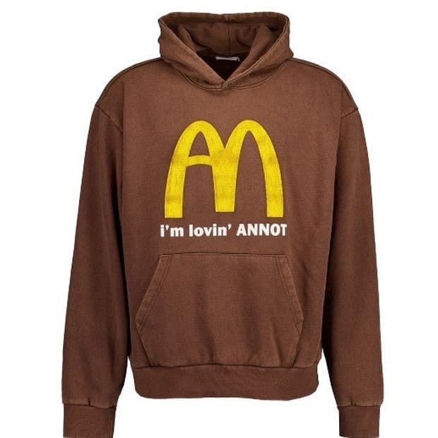 아노트 맥도날드 브라운 후드티