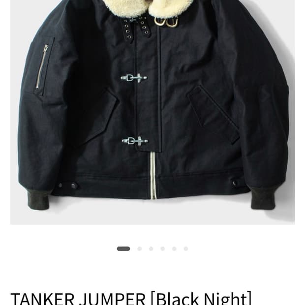 vdr 탱커자켓 미드나잇 블랙 xl