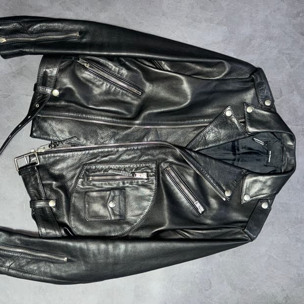 더 쿠플스 D링 포켓 라이더자켓 S