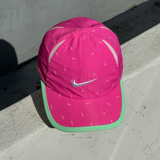 [4-6] 나이키 키즈 드라이핏 핑크 러닝 모자