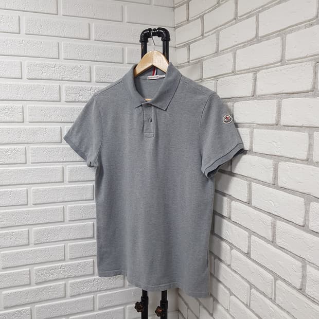 [m/남95/정품] 몽클레어 폴로티 그레이