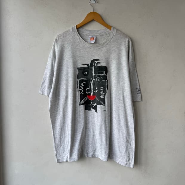 90s Ceser Manrique 아트 티셔츠