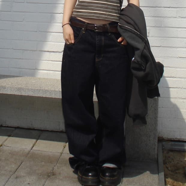 아워캐비넷 minimal nonfade pants 스몰