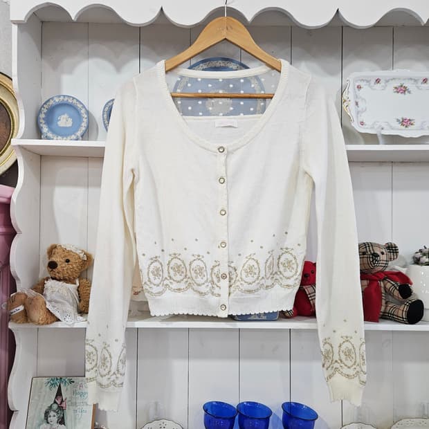 리즈리사(LIZ LISA) 도트시스루 가디건