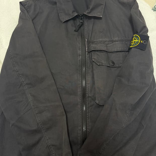 급처 백화점판 스톤아일랜드 오버셔츠 블랙 L