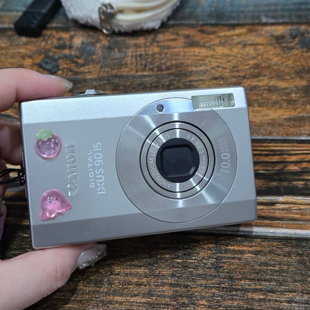 캐논 익서스 ixus 90IS 실버 디지털 카메라