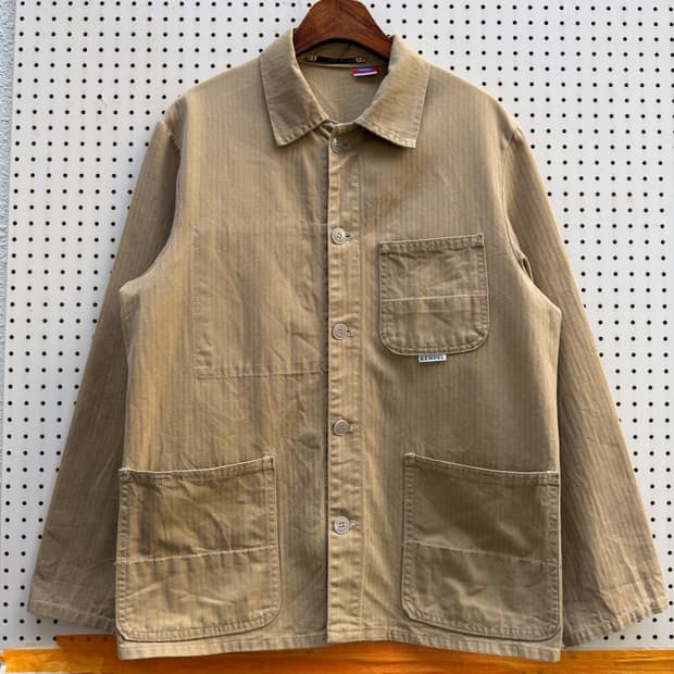 1990s KEMPEL GERMANY HBT 헤링본트윌 유로피안워크자켓
