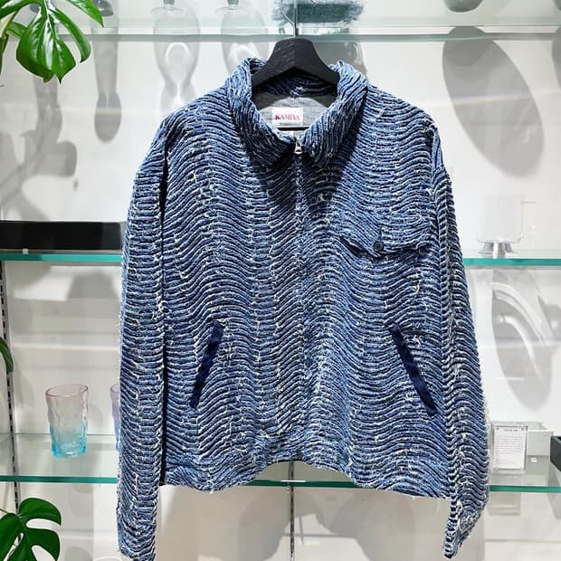 카미야 wave denim jacket