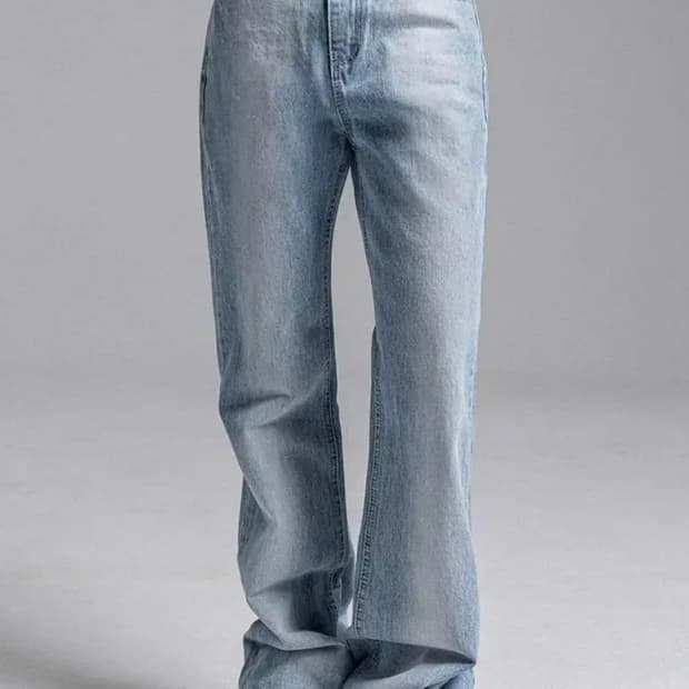 판도라핏 부츠컷 워싱 데님