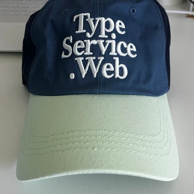타입서비스 볼캡 모자 새상품