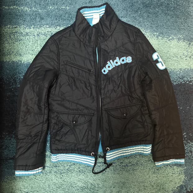 00s아디다스 y2k 하늘색 바람막이 져지집업 점퍼 올드스쿨 희귀 대대장