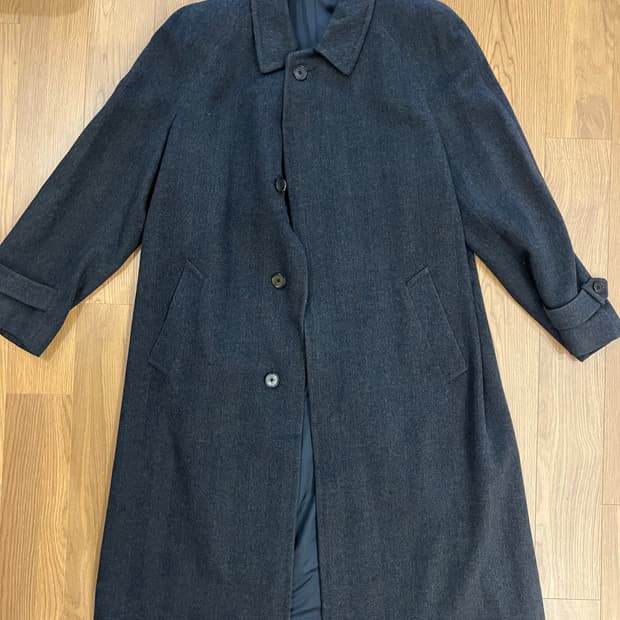 에르메네질도 제냐 울 100% 클래식 발마칸 코트