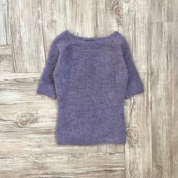 KCB 모헤어 라벤더스웨터