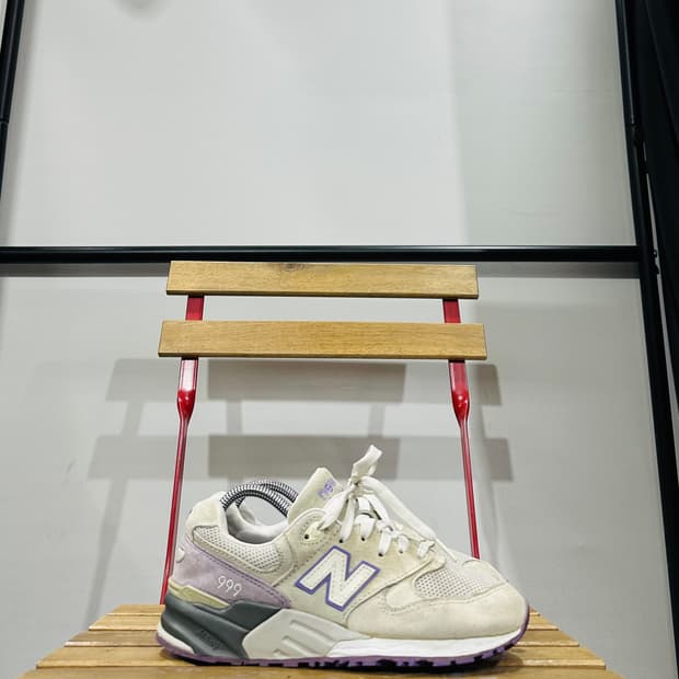 240) 뉴발란스 운동화 여성 여자 신발 999 아이보리 퍼플