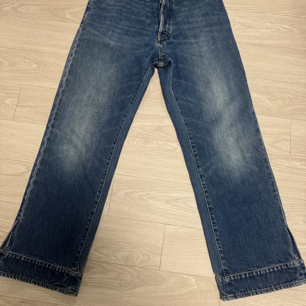 마르지엘라 컷오프 데님 