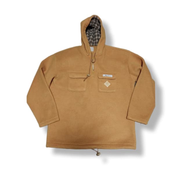 칼헬무트 하프집업 후드 머스타드