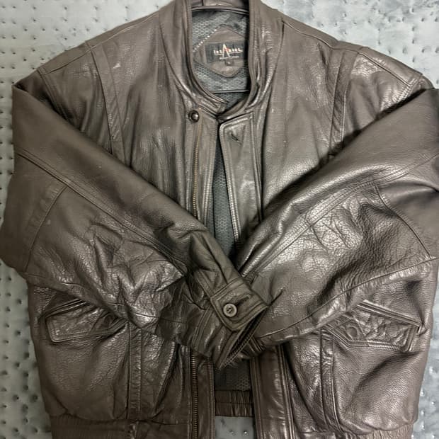 빈티지 레더 자켓
